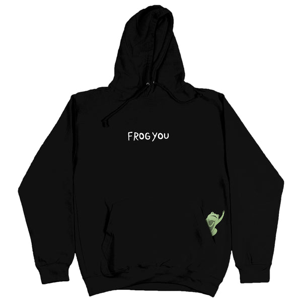 frog you hoodie black - Leon Karssen