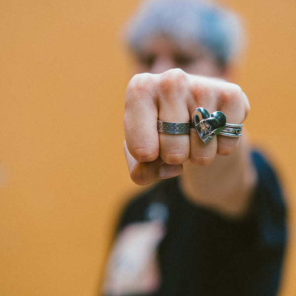 Skeart ring silver - Leon Karssen
